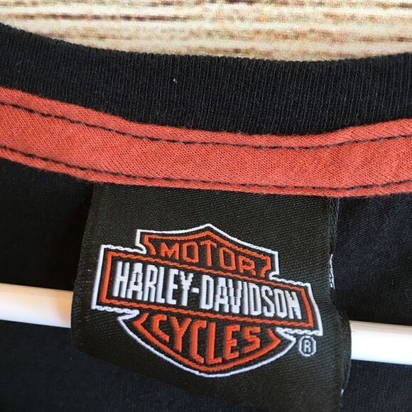 HARLEY DAVIDSON STUDDED GRAPHIC T-SHIRT IN BLACK - Picture 5 of 8